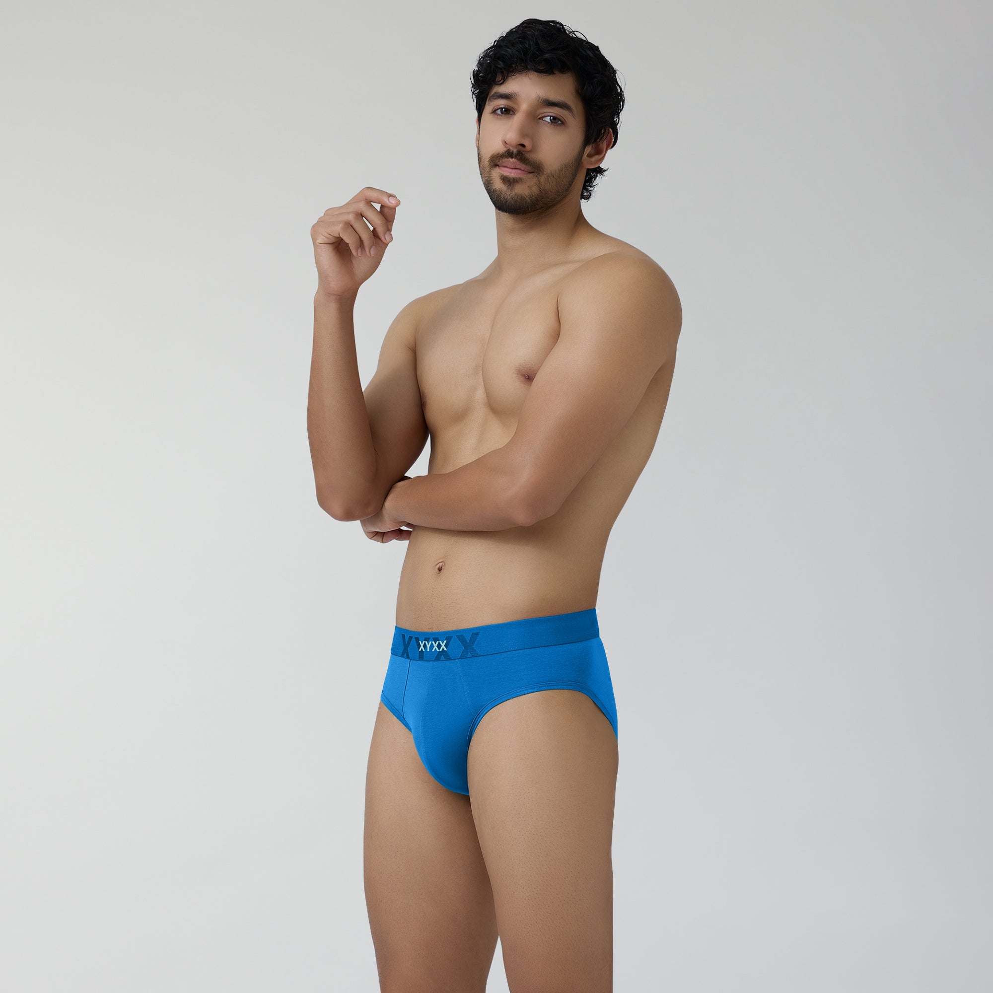 Element Cotton Stretch Briefs For Men Pacific Blue -  XYXX Crew