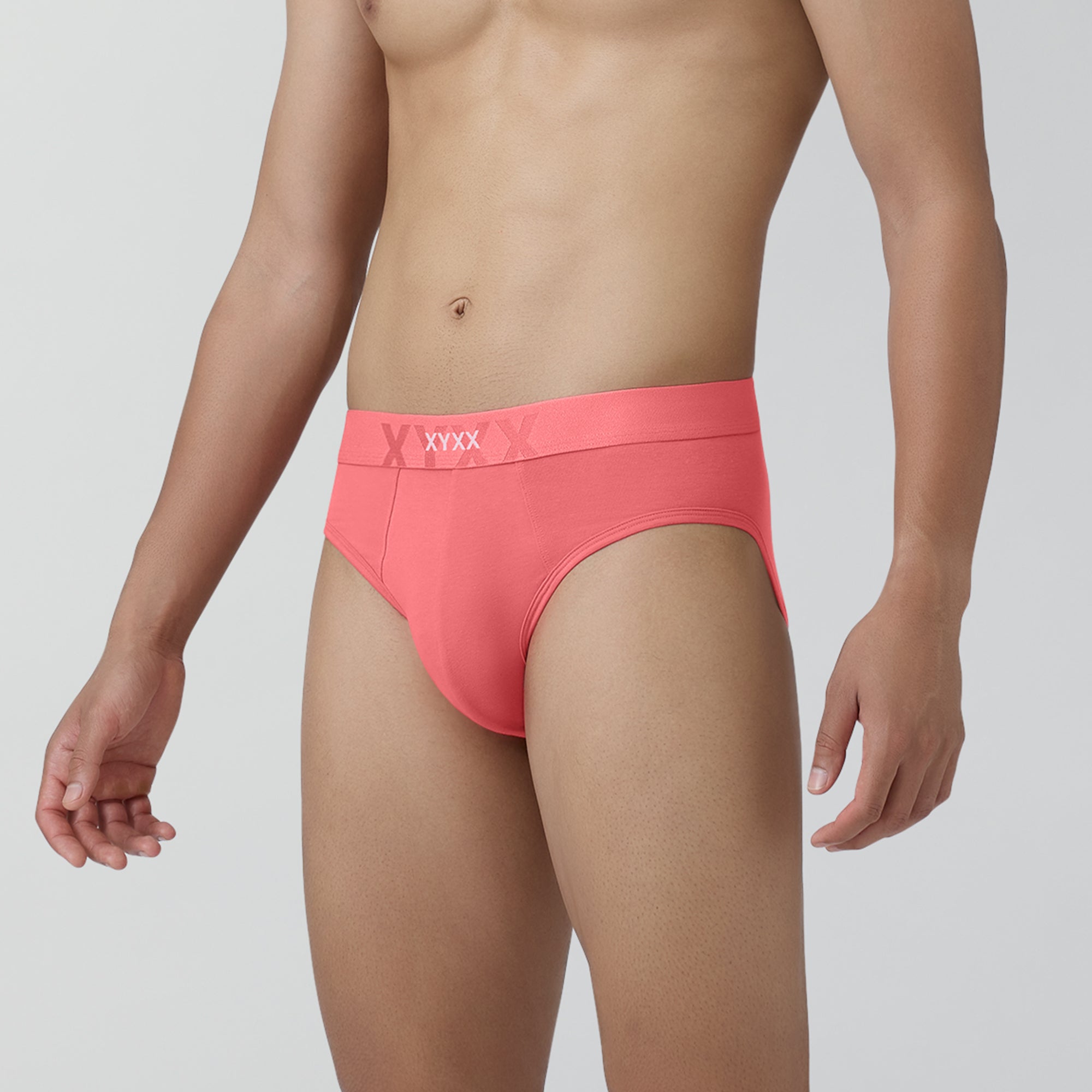 Element Cotton Stretch Briefs For Men Pink Punch -  XYXX Crew