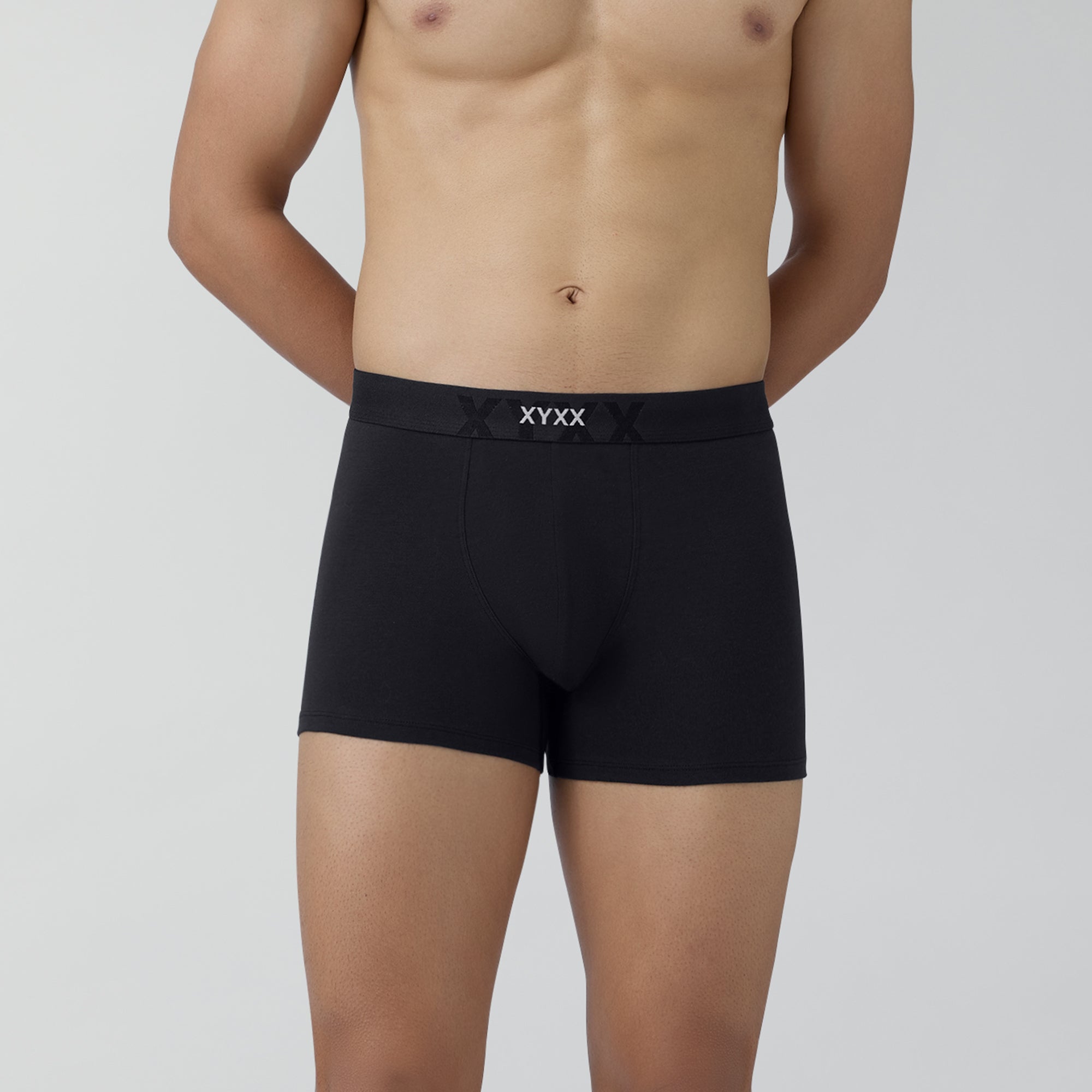 Element Cotton Stretch Trunks For Men Black Knight -  XYXX Crew