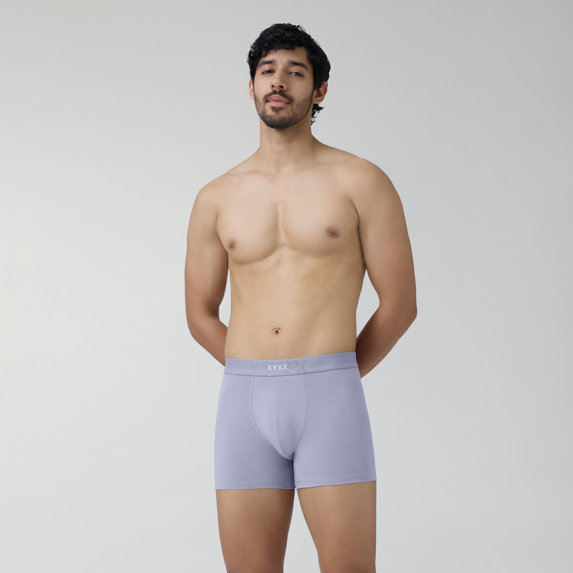 Element Cotton Stretch Trunks For Men Ash Grey -  XYXX Crew