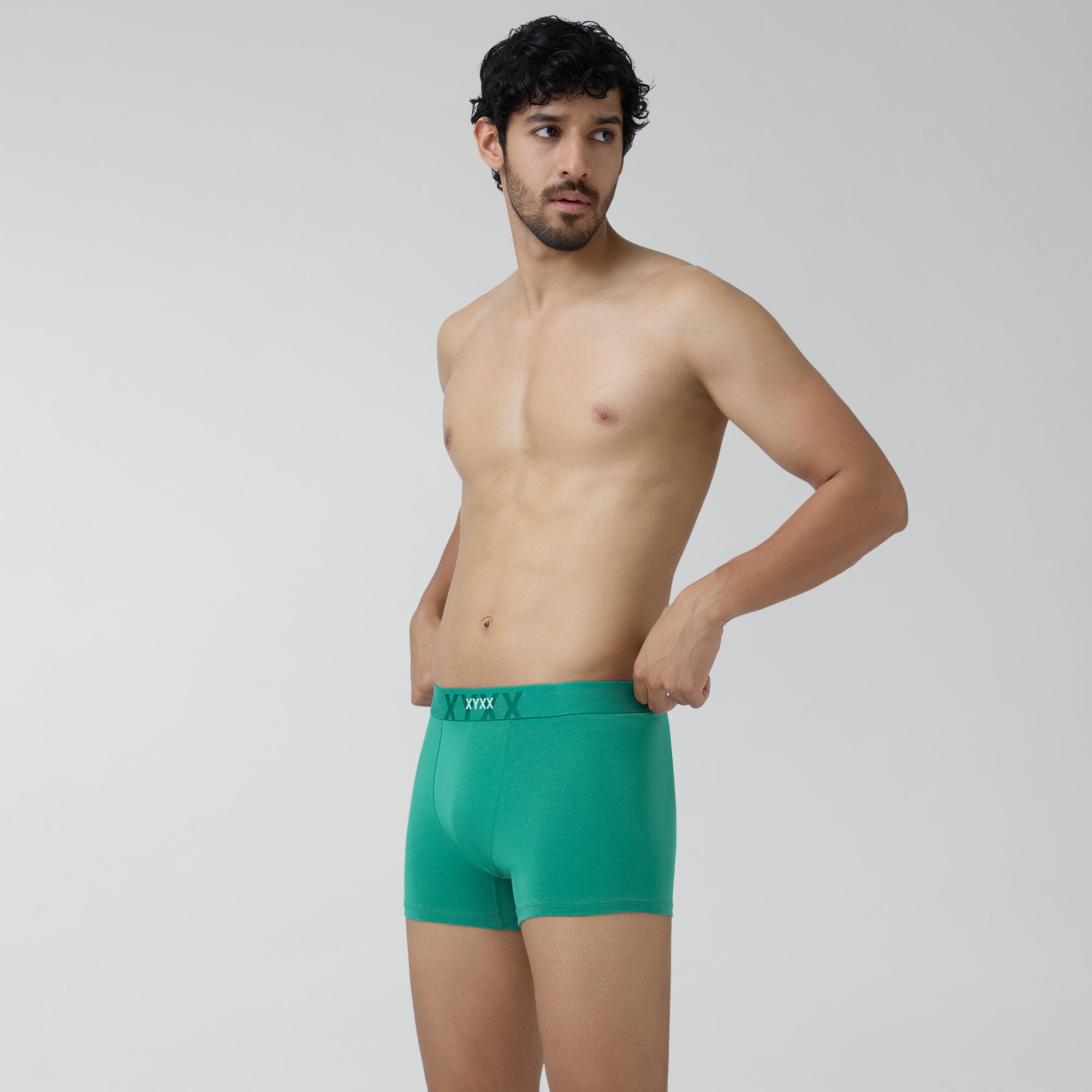 Element Cotton Stretch Trunks For Men Lush Green -  XYXX Crew