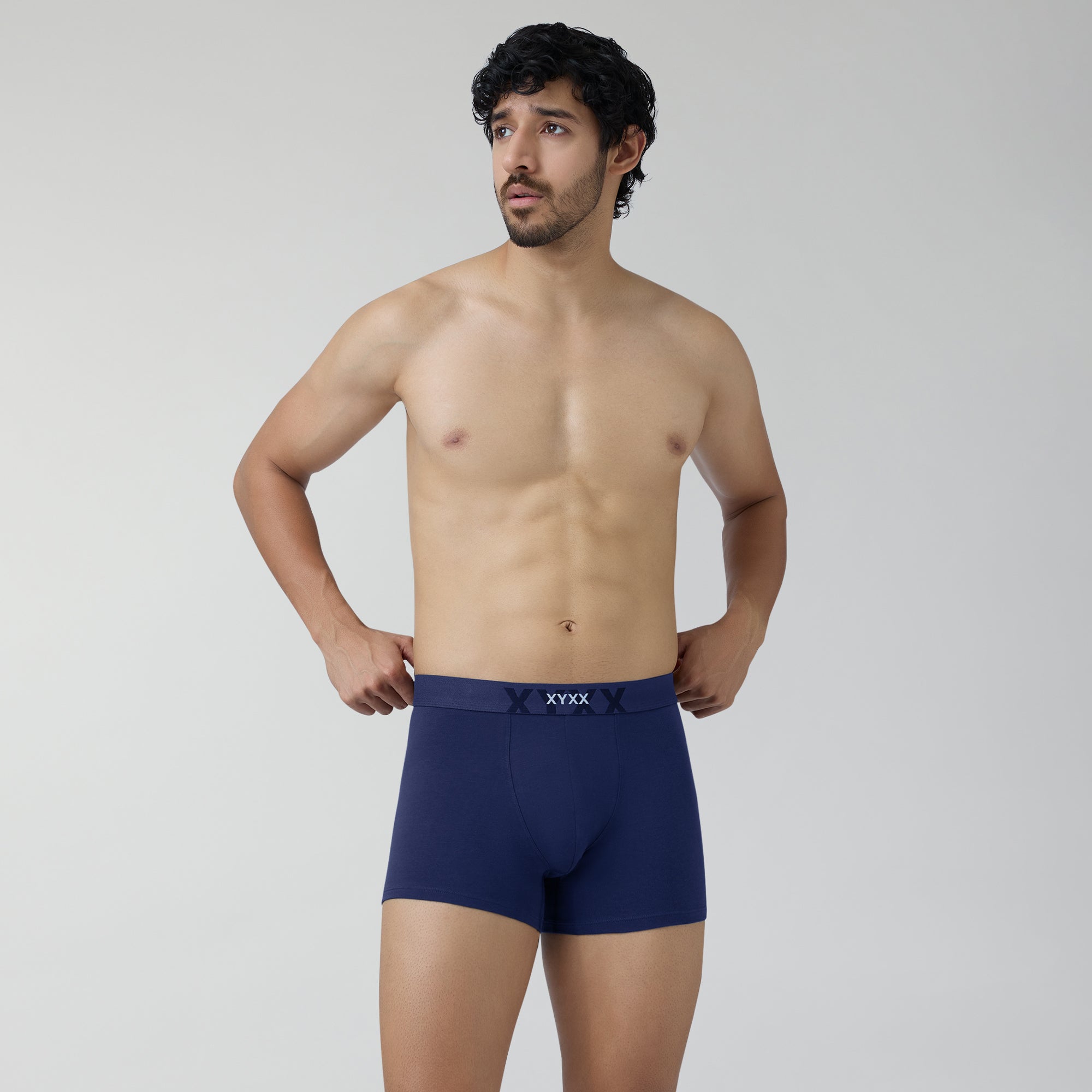 Element Cotton Stretch Trunks For Men Midnight Blue -  XYXX Crew