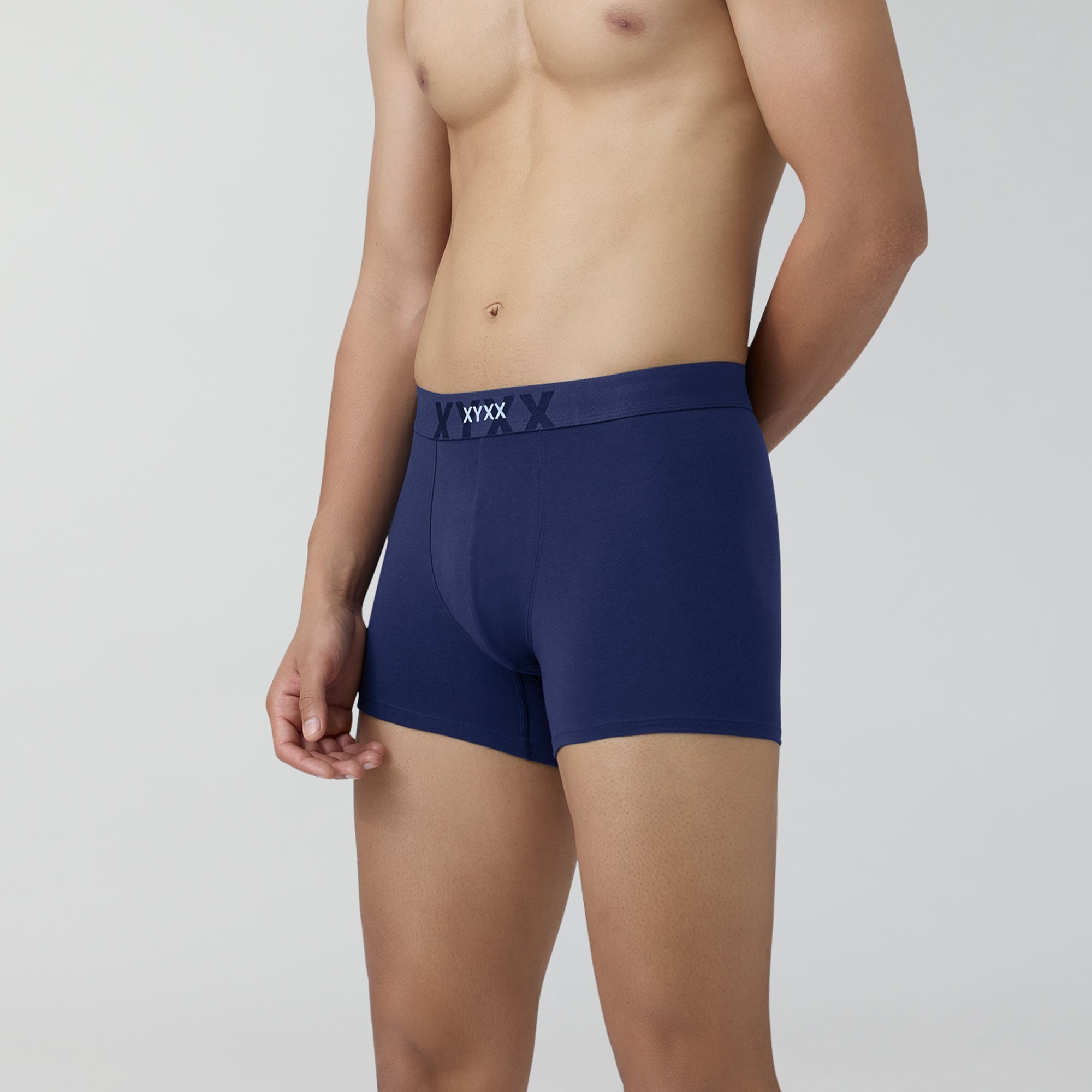 Element Cotton Stretch Trunks For Men Midnight Blue -  XYXX Crew