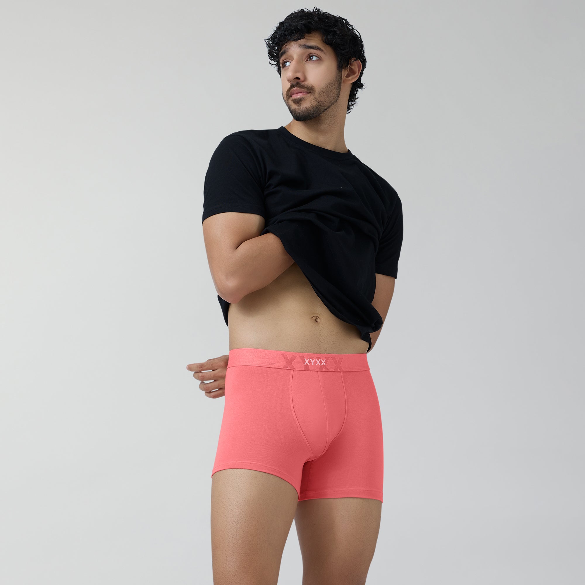 Element Cotton Stretch Trunks For Men Pink Punch -  XYXX Crew