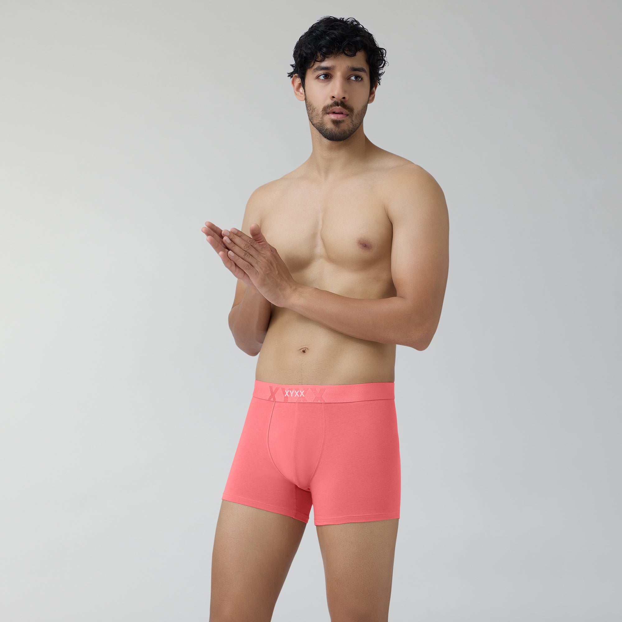 Element Cotton Stretch Trunks For Men Pink Punch -  XYXX Crew