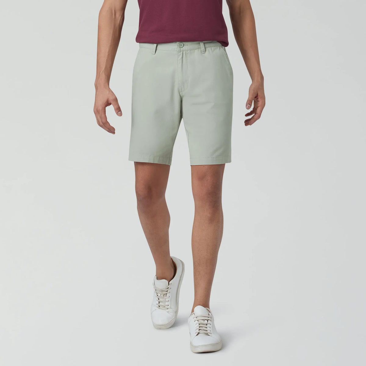 Element Cotton Chinos Shorts For Men Tea Green - XYXX Crew