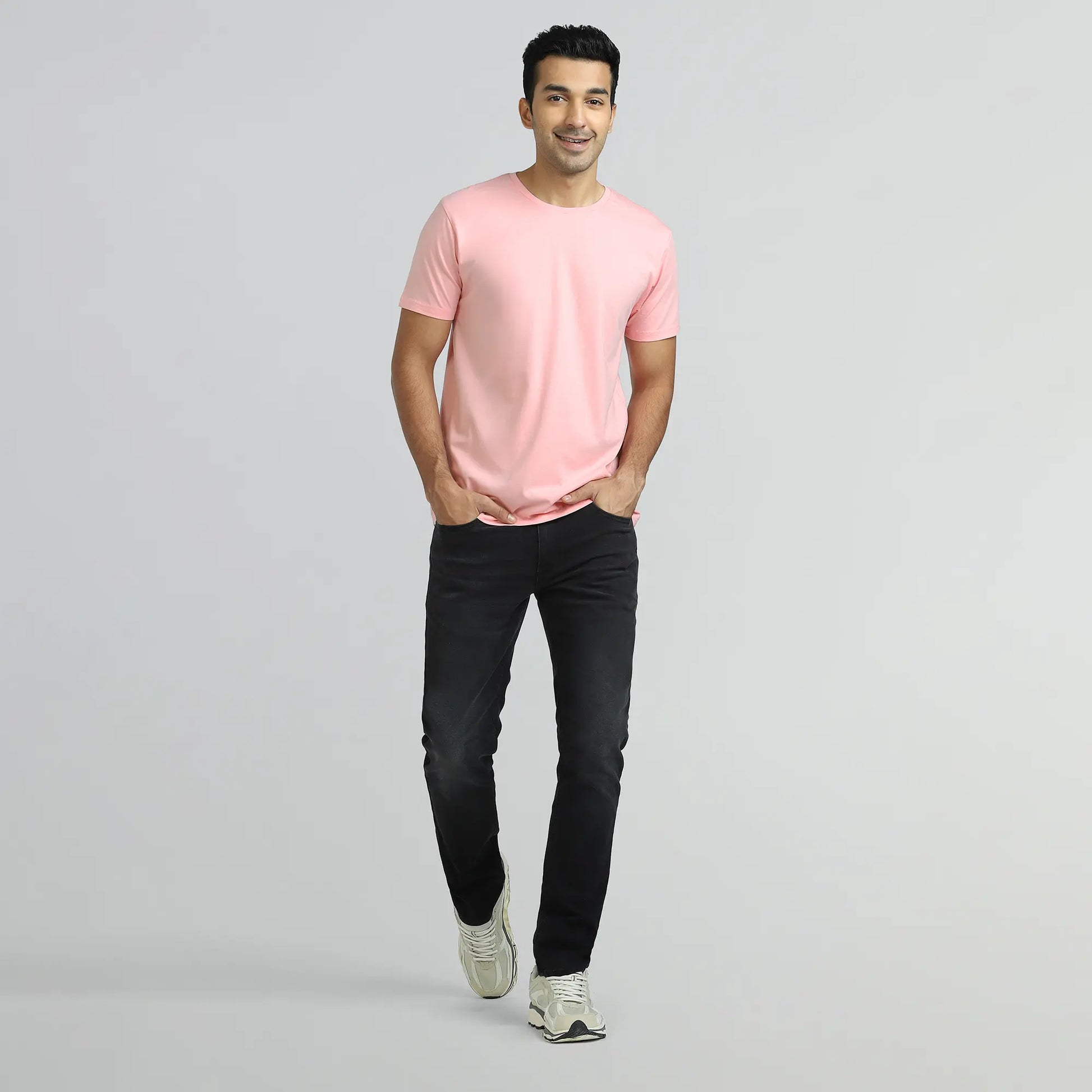 Iconique Supima Cotton T-shirt Blush Pink - XYXX Crew