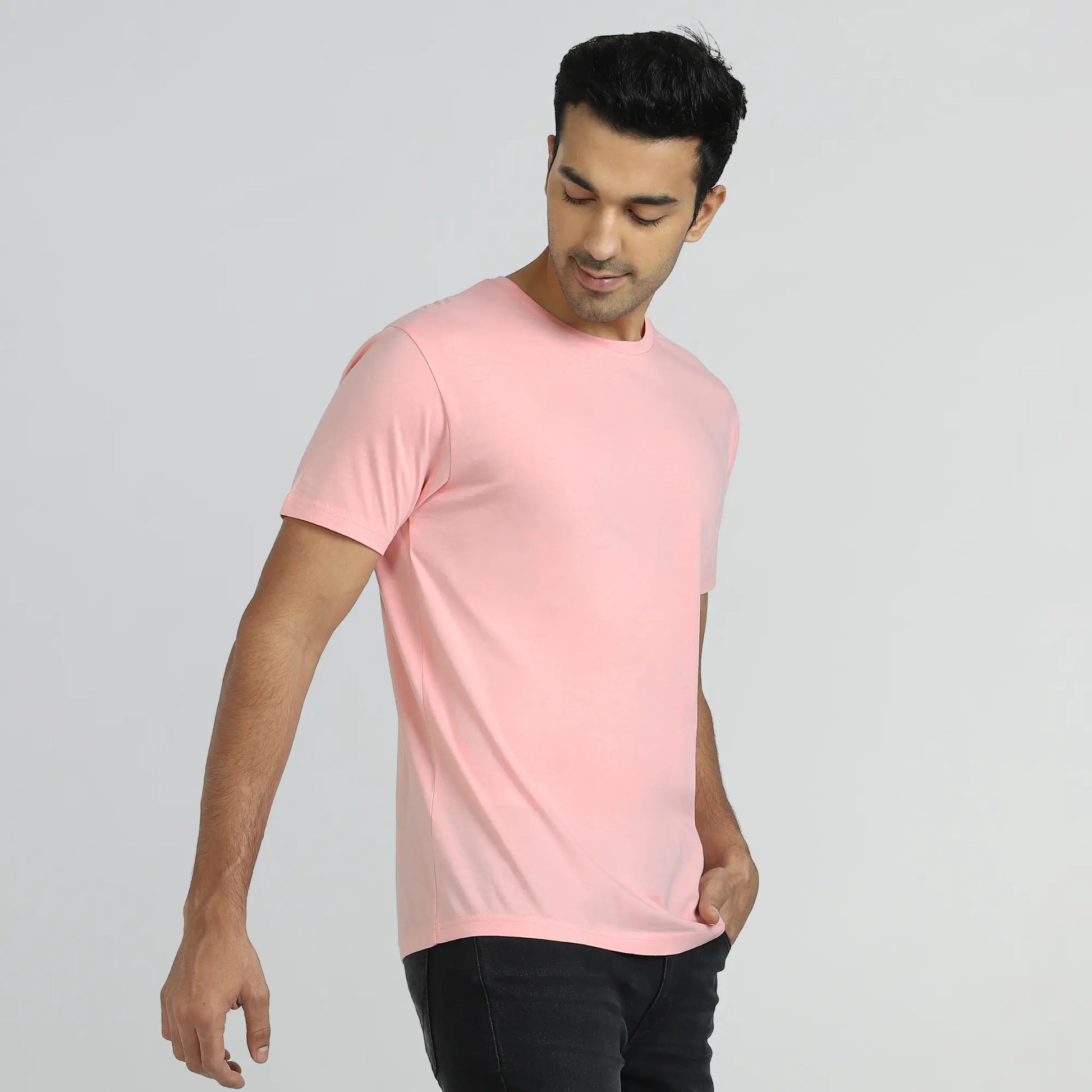 Iconique Supima Cotton T-shirt Blush Pink - XYXX Crew