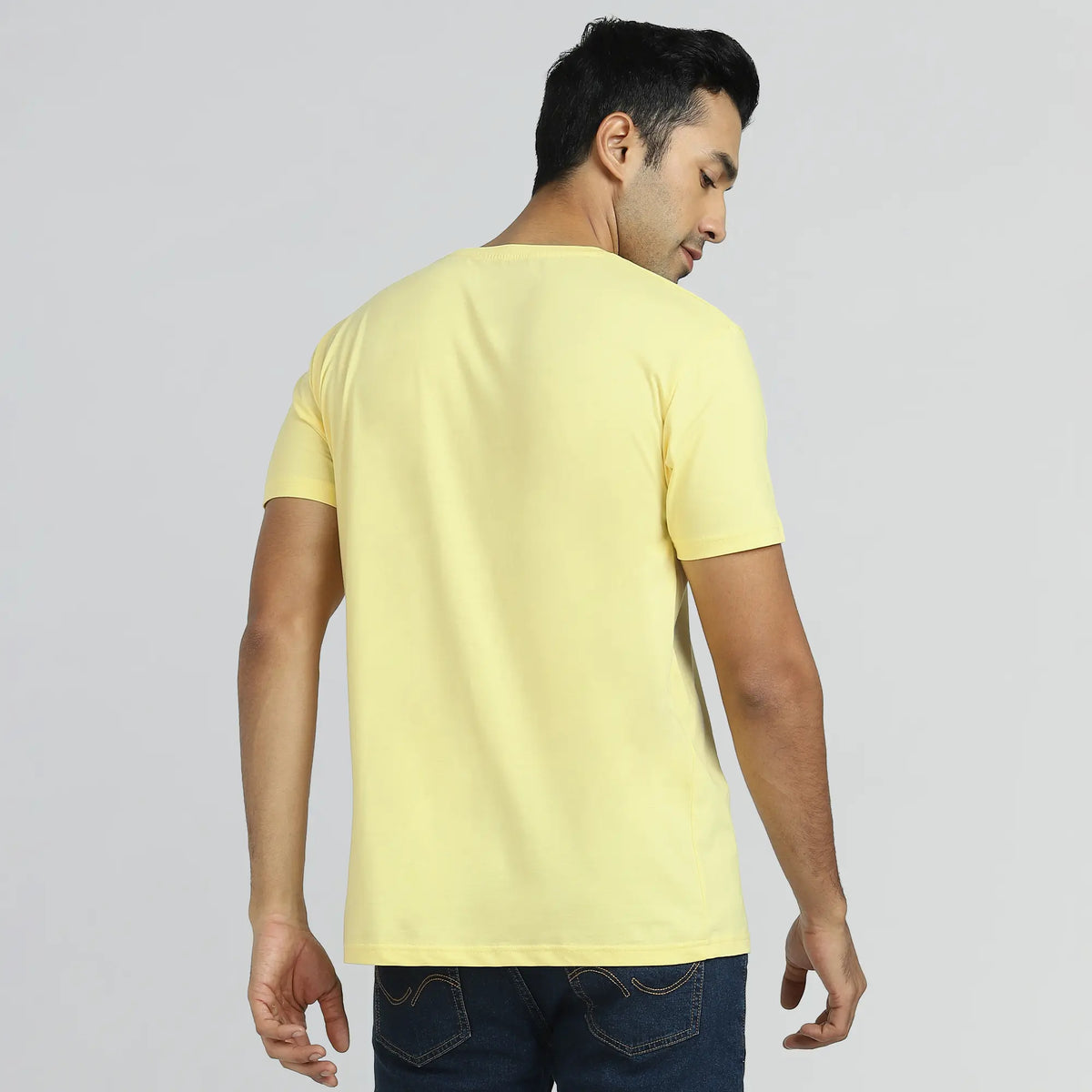 Iconique Supima Cotton T-shirt Butter Yellow - XYXX Crew