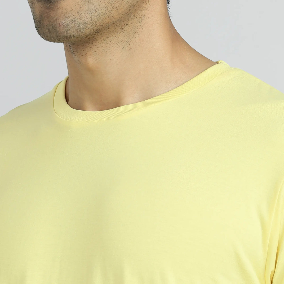 Iconique Supima Cotton T-shirt Butter Yellow - XYXX Crew