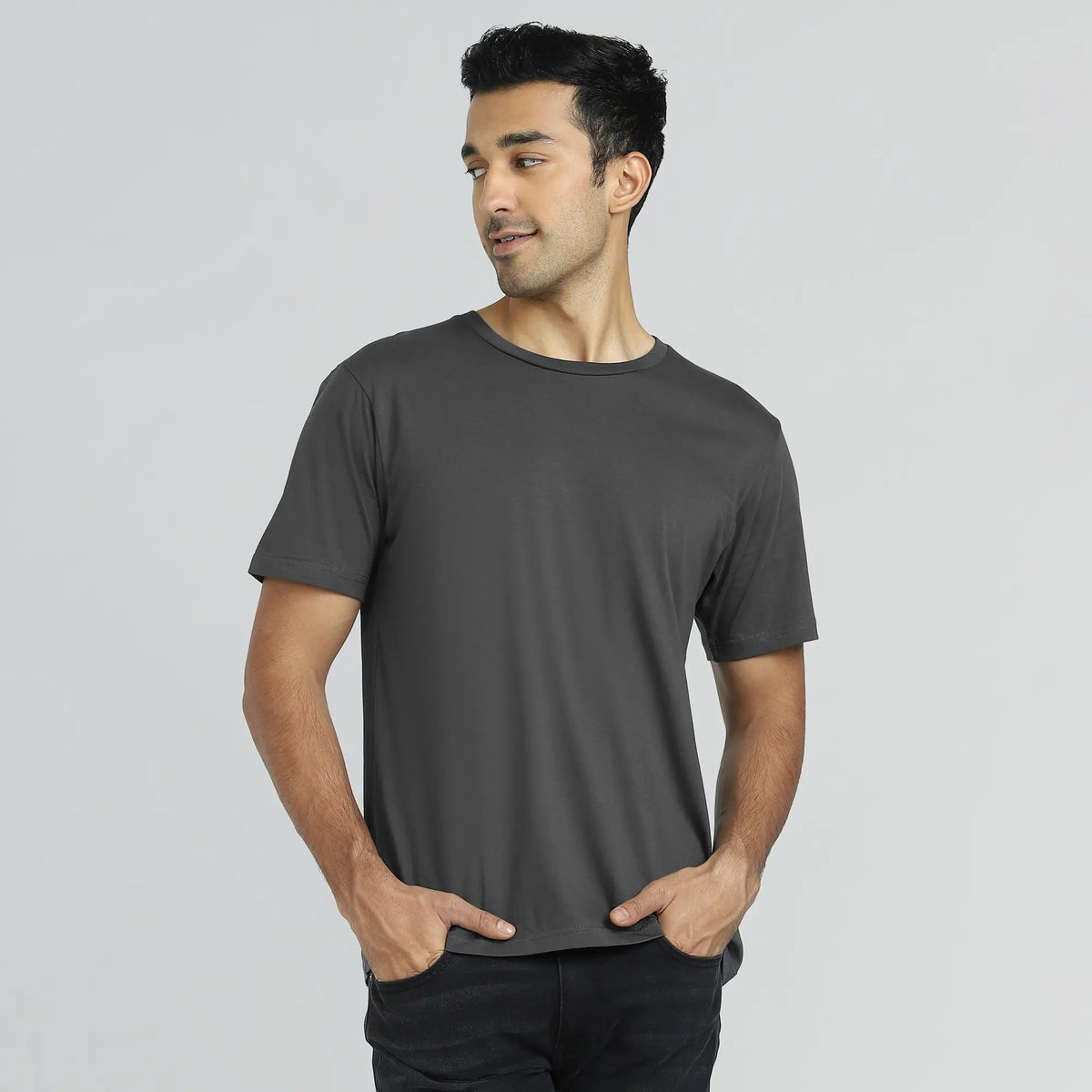 Iconique Supima Cotton T-shirt Graphite Grey