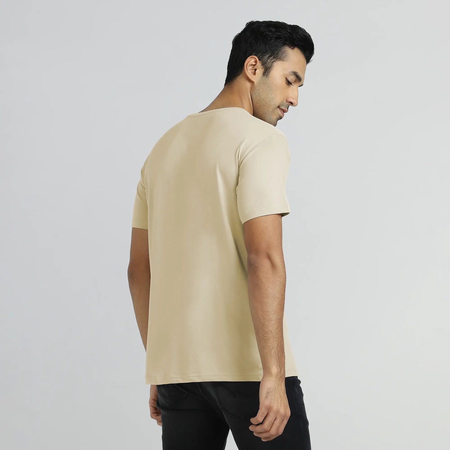 Iconique Supima Cotton T-shirt Ivory White - XYXX Crew