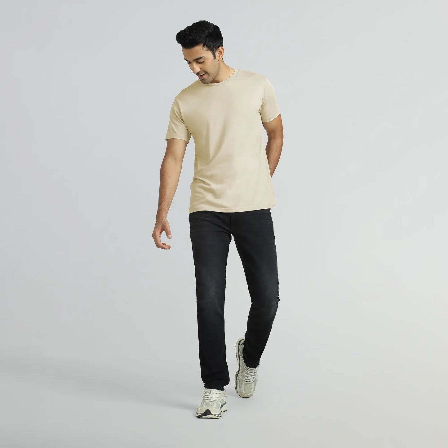 Iconique Supima Cotton T-shirt Ivory White - XYXX Crew