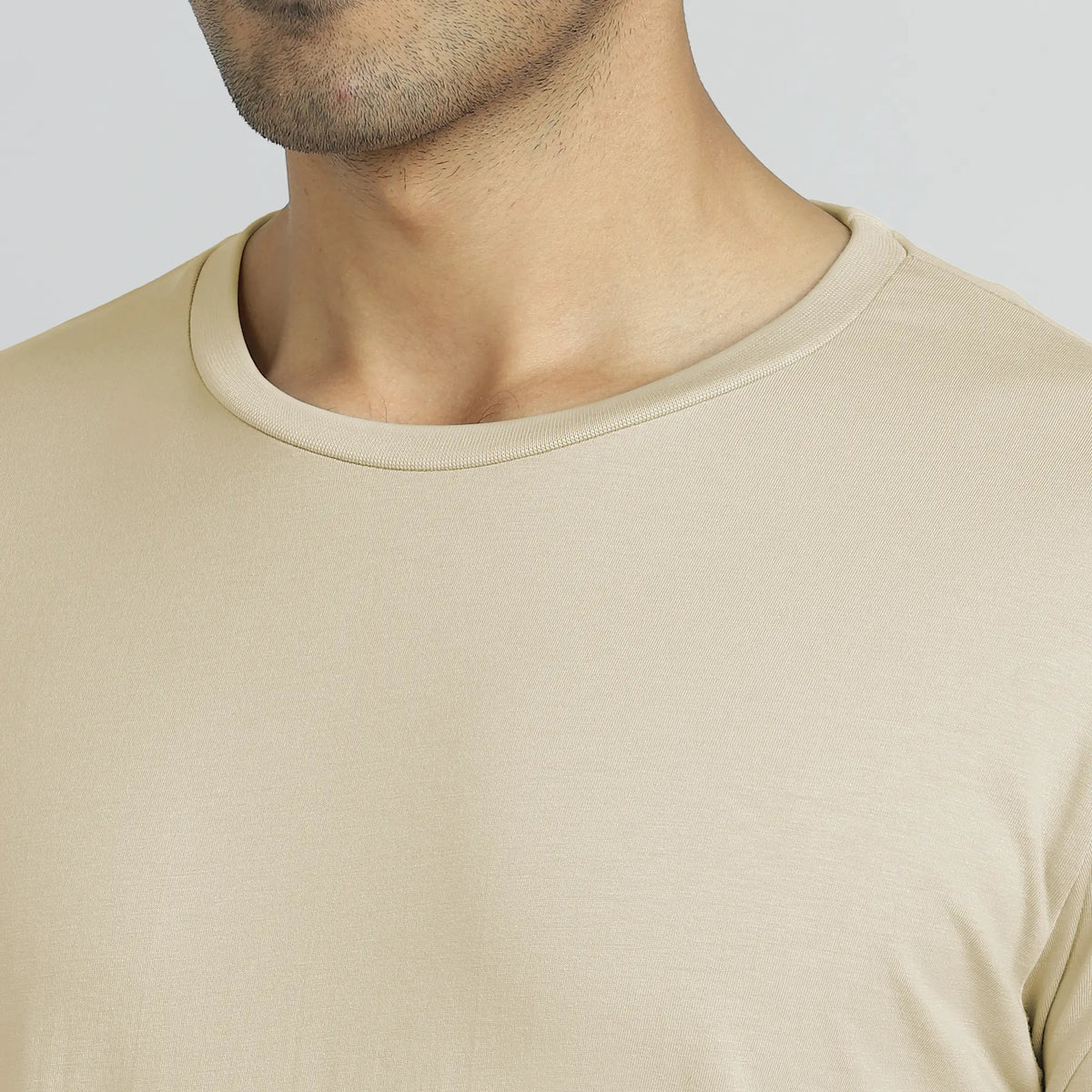 Iconique Supima Cotton T-shirt Ivory White - XYXX Crew