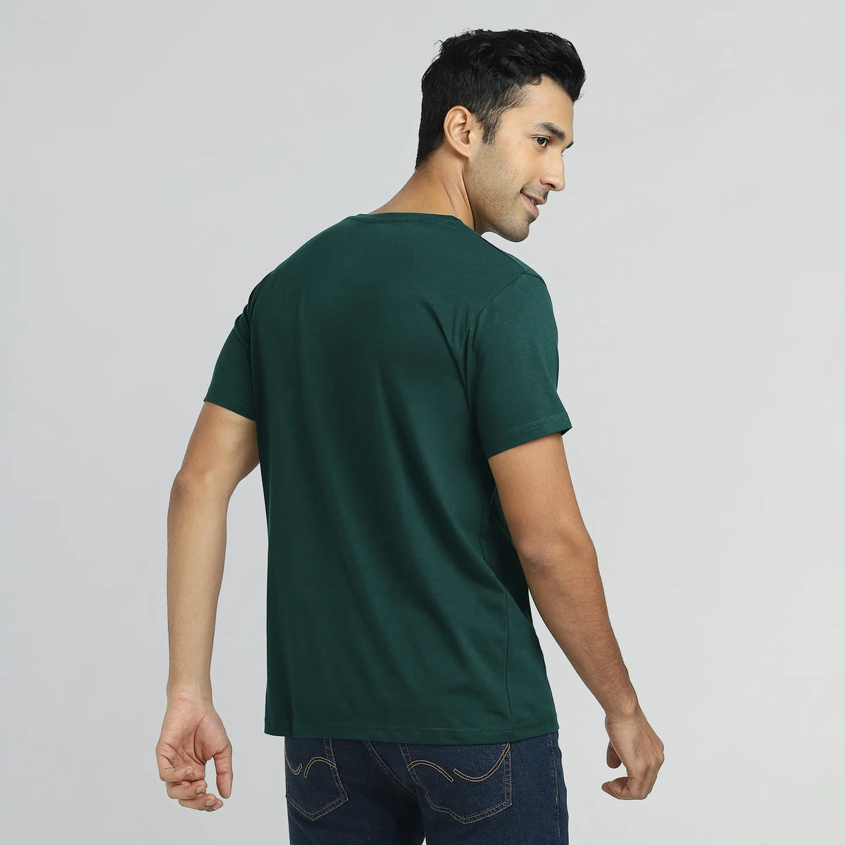Iconique Supima Cotton T-shirt Forest Green - XYXX Crew