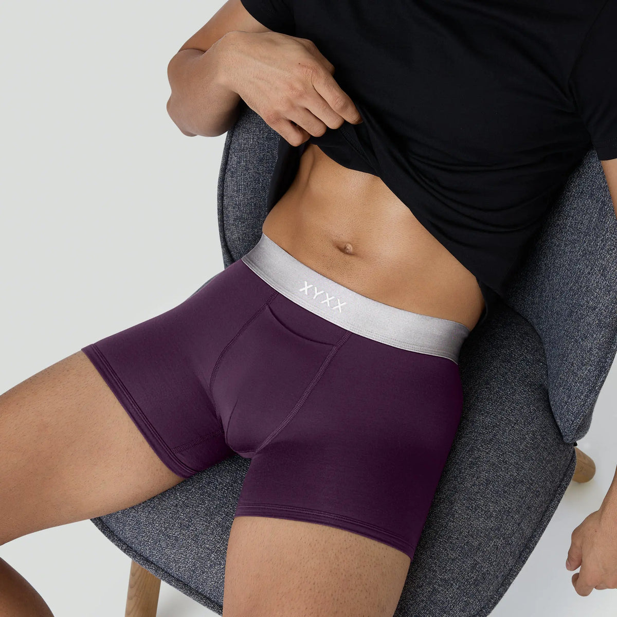 Illuminati Modal Trunks Plum Purple - XYXX Crew