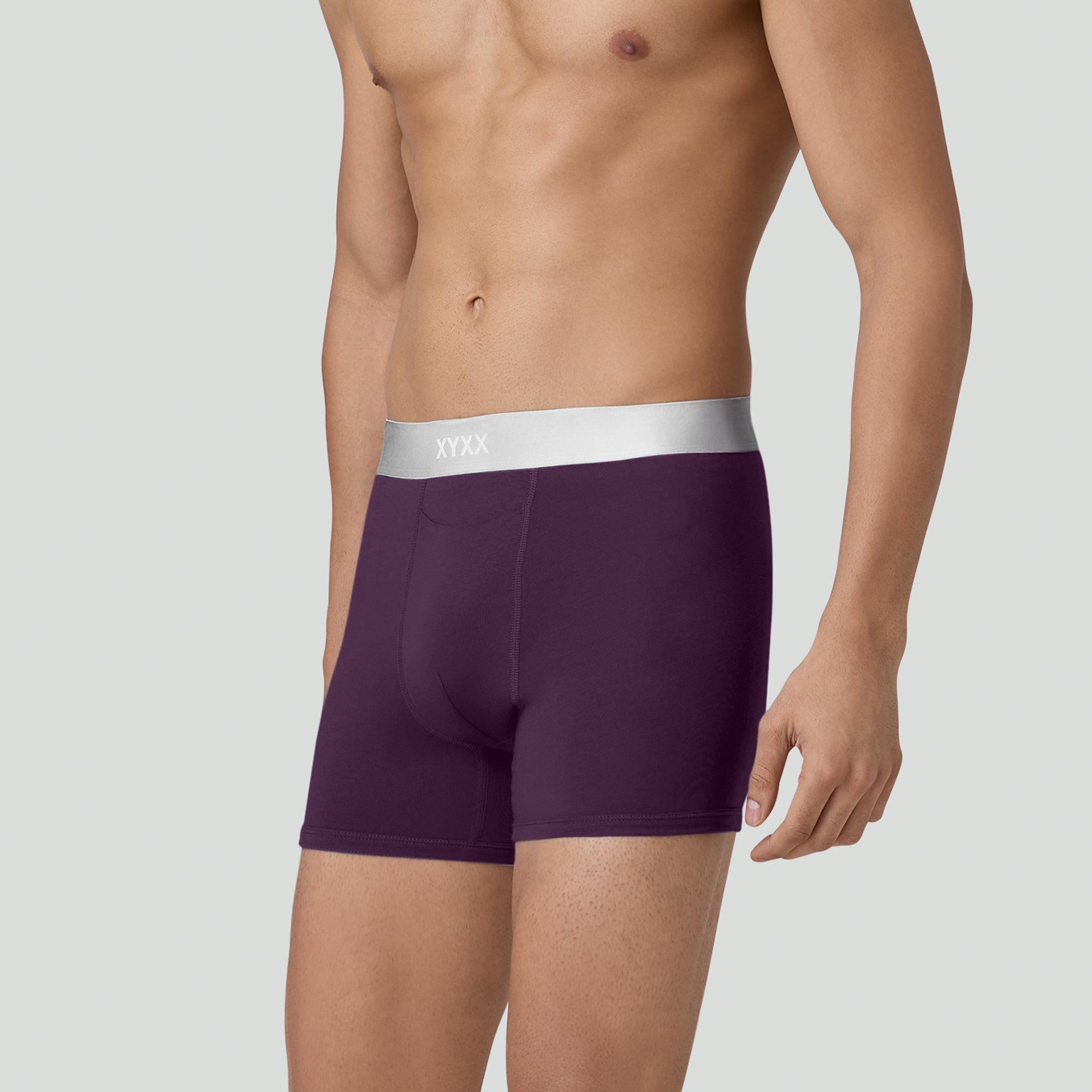 Illuminati Modal Trunks For Men Plum Purple -  XYXX Crew