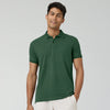 Nova Combed Cotton Polo T-shirts Basil Green