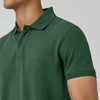 Nova Combed Cotton Polo T-shirts Basil Green