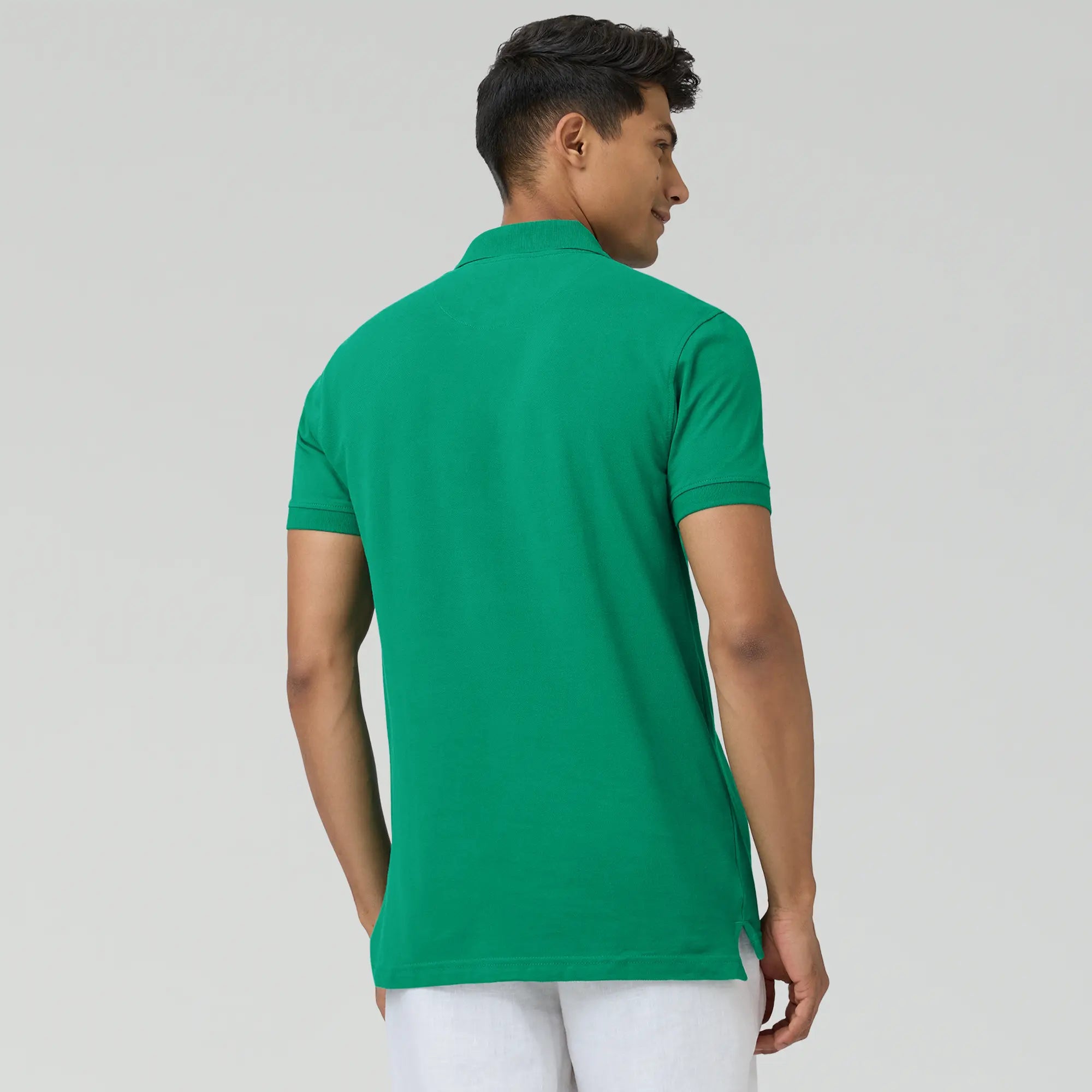 Nova Combed Cotton Polo T-shirts Fiesta Green