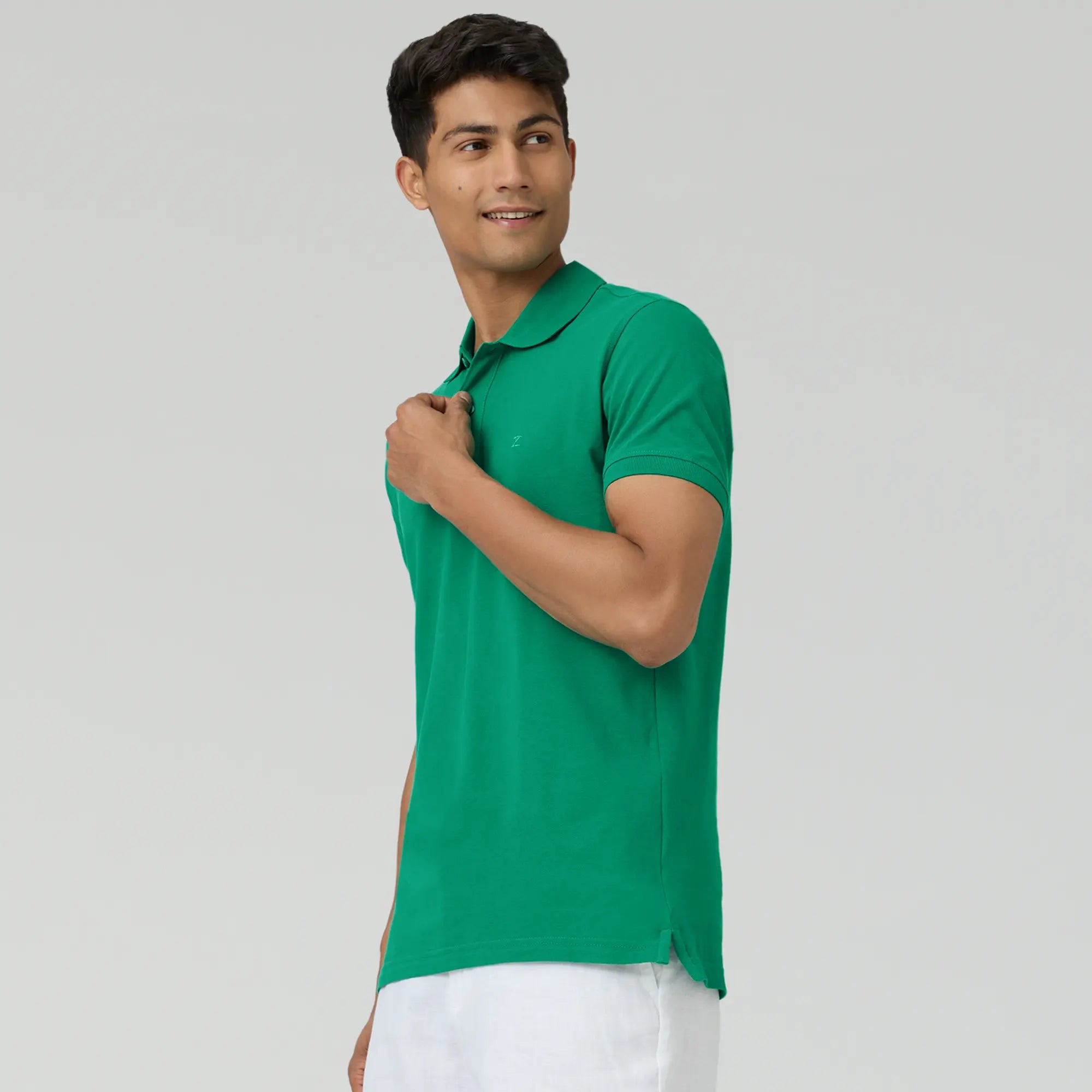 Nova Combed Cotton Polo T-shirts Fiesta Green