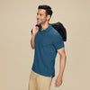 Nova Combed Cotton Polo T-shirt for men Isle Blue - XYXX Mens Apparels