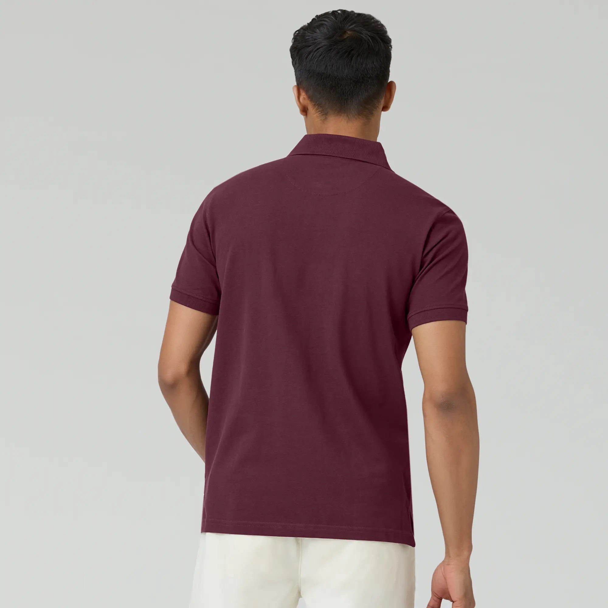 Nova Combed Cotton Polo T-shirts Merlot Maroon