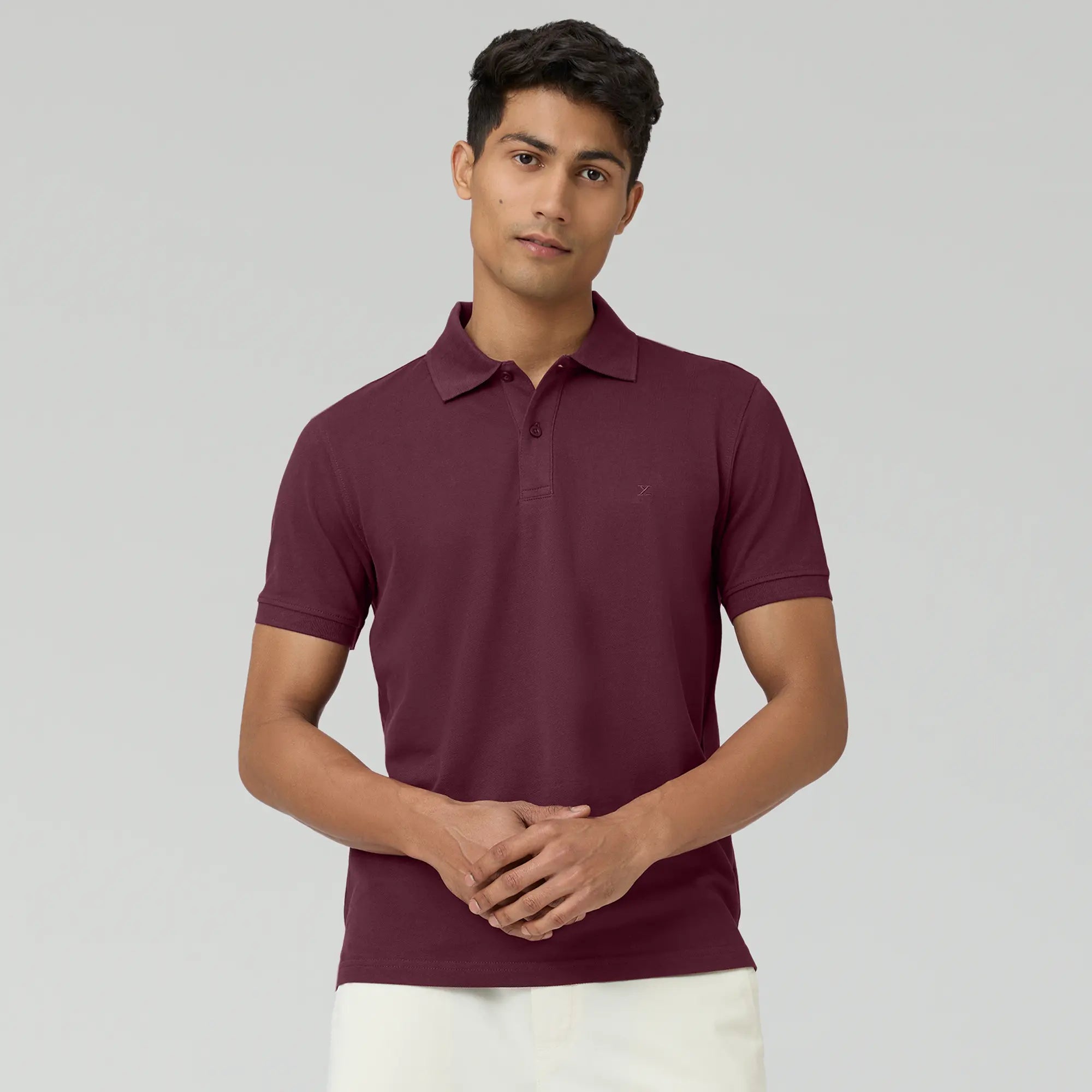 Nova Combed Cotton Polo T-shirts Merlot Maroon