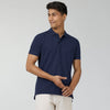 Nova Combed Cotton Polo T-shirts Midnight Blue