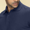 Nova Combed Cotton Polo T-shirt for men Midnight Blue - XYXX Mens Apparels