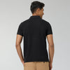 Nova Combed Cotton Polo T-shirts Pitch Black