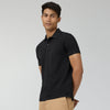 Nova Combed Cotton Polo T-shirts Pitch Black