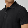 Nova Combed Cotton Polo T-shirts Pitch Black