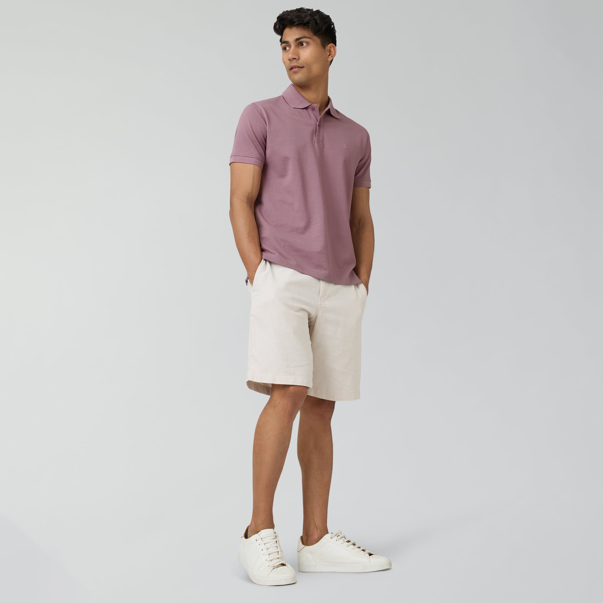 Nova Combed Cotton Polo T-shirts Rose Blush
