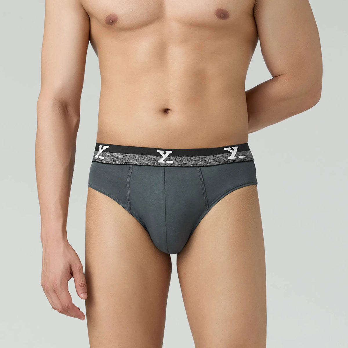 Nova Cotton Briefs Anchor Grey - XYXX Crew