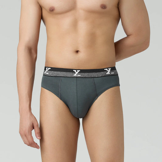 Nova Cotton Briefs Anchor Grey - XYXX Crew