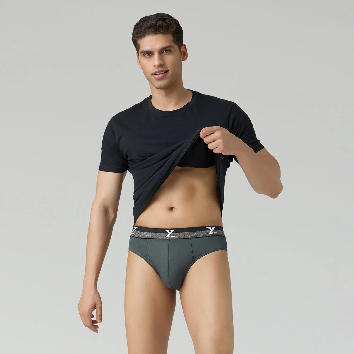 Nova Cotton Briefs Anchor Grey - XYXX Crew
