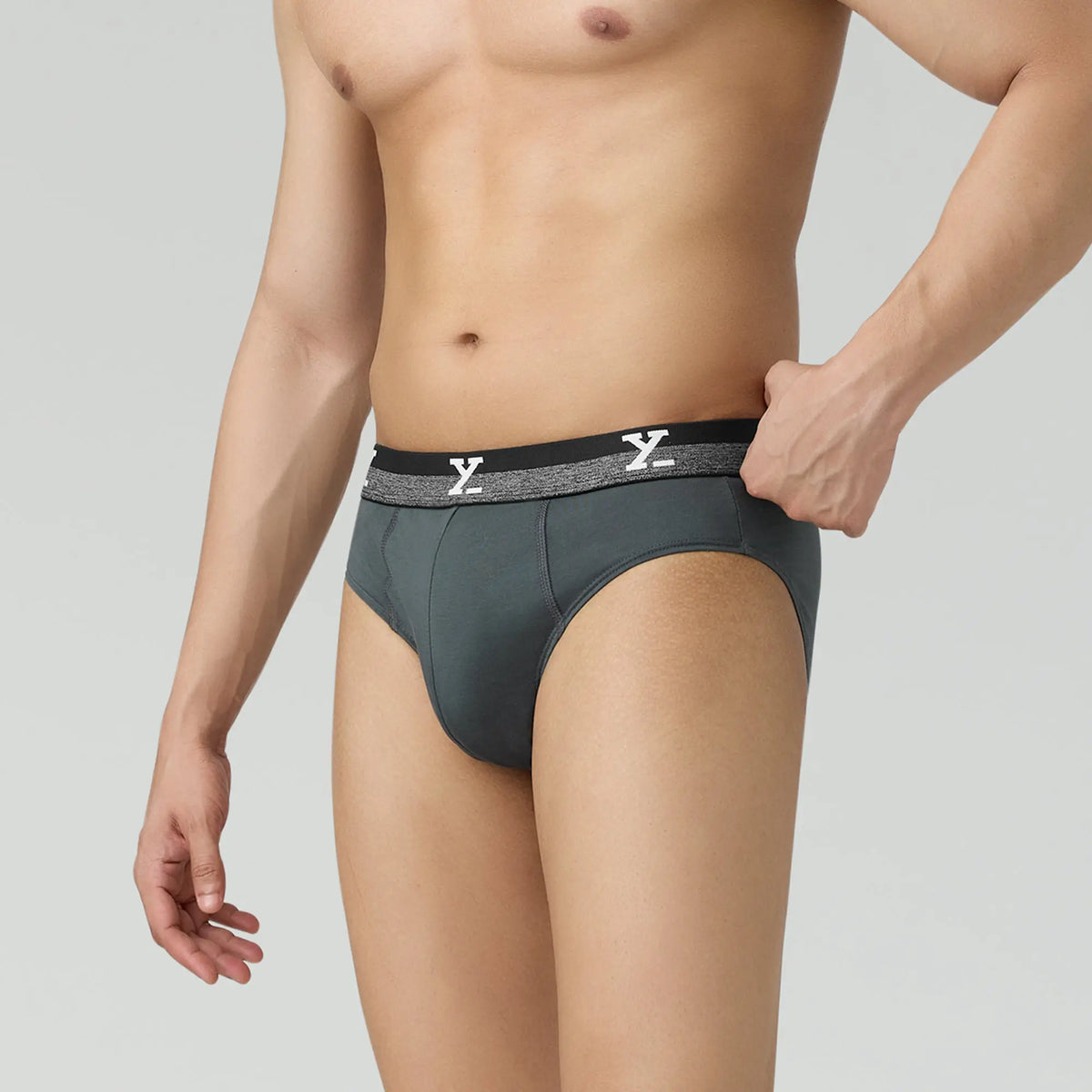Nova Cotton Briefs Anchor Grey - XYXX Crew