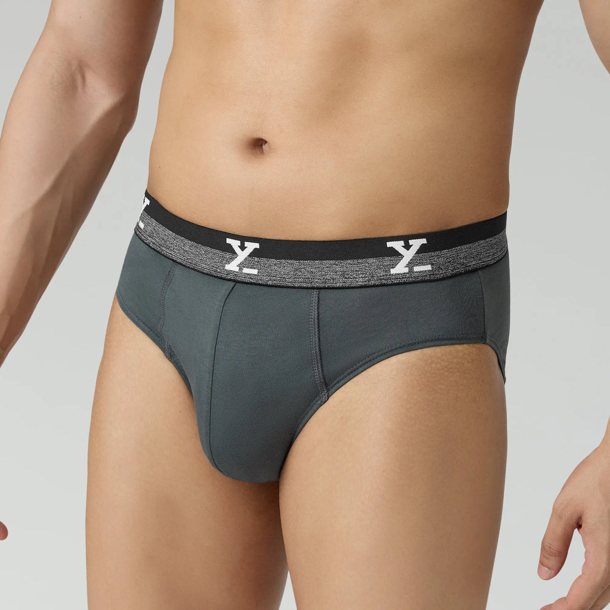 Nova Cotton Briefs Anchor Grey - XYXX Crew