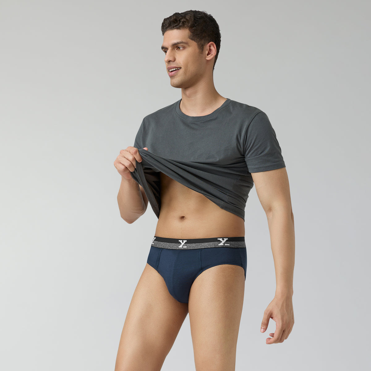 Nova Cotton Briefs For Men Midnight Blue -  XYXX Crew