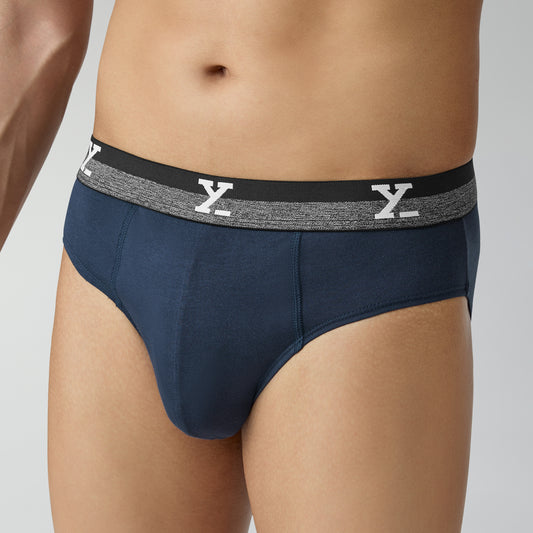 Nova Cotton Briefs For Men Midnight Blue -  XYXX Crew