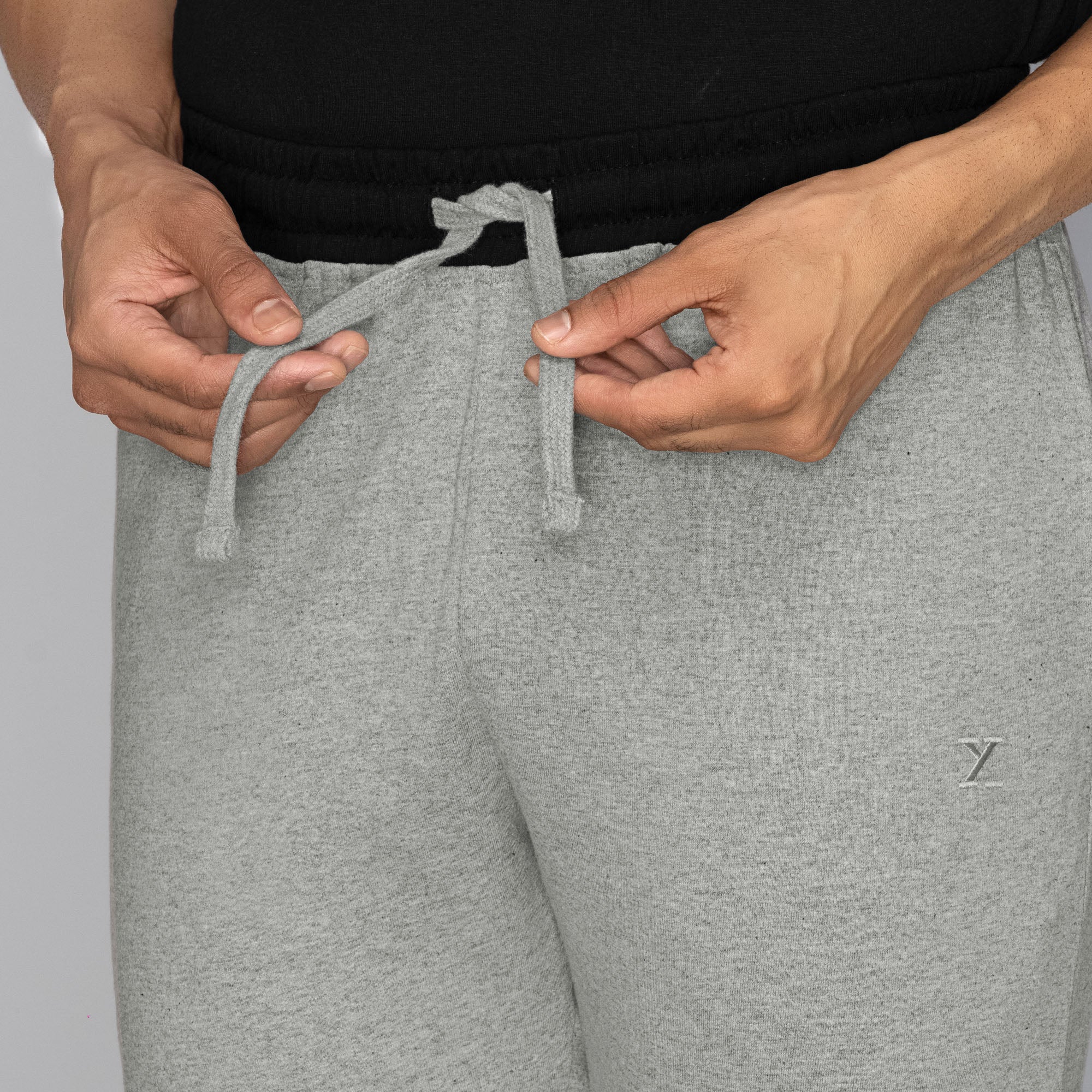 Nova Cotton Rich Track Pants For Men Frost Grey - XYXX Mens Apparels