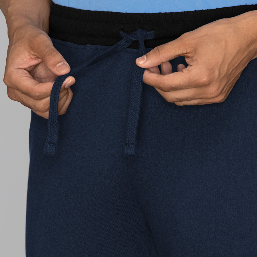 Nova Cotton Rich Track Pants Navy Blue XYXX Apparels