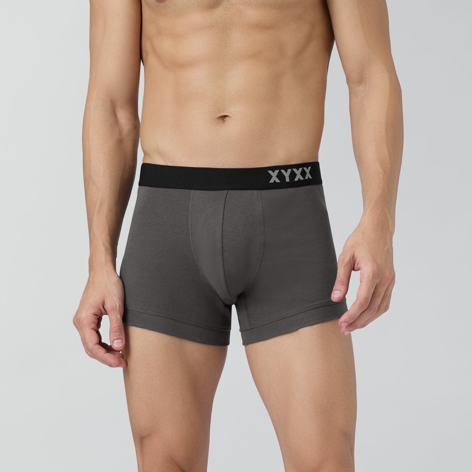 Pace Cotton Rib Briefs Charcoal Grey – XYXX Apparels