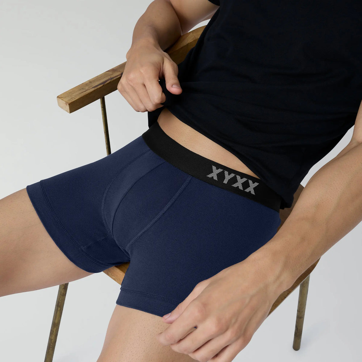 Pace Cotton Rib Trunks Estate Blue - XYXX Crew