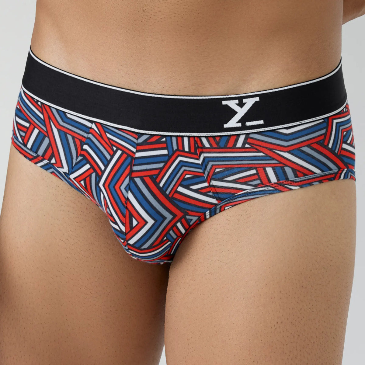 Parallax Cotton Briefs Red Stripes - XYXX Crew