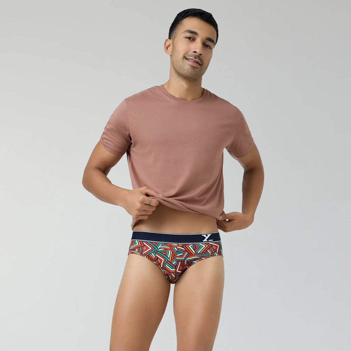 Parallax Cotton Briefs Yellow Stripes - XYXX Crew