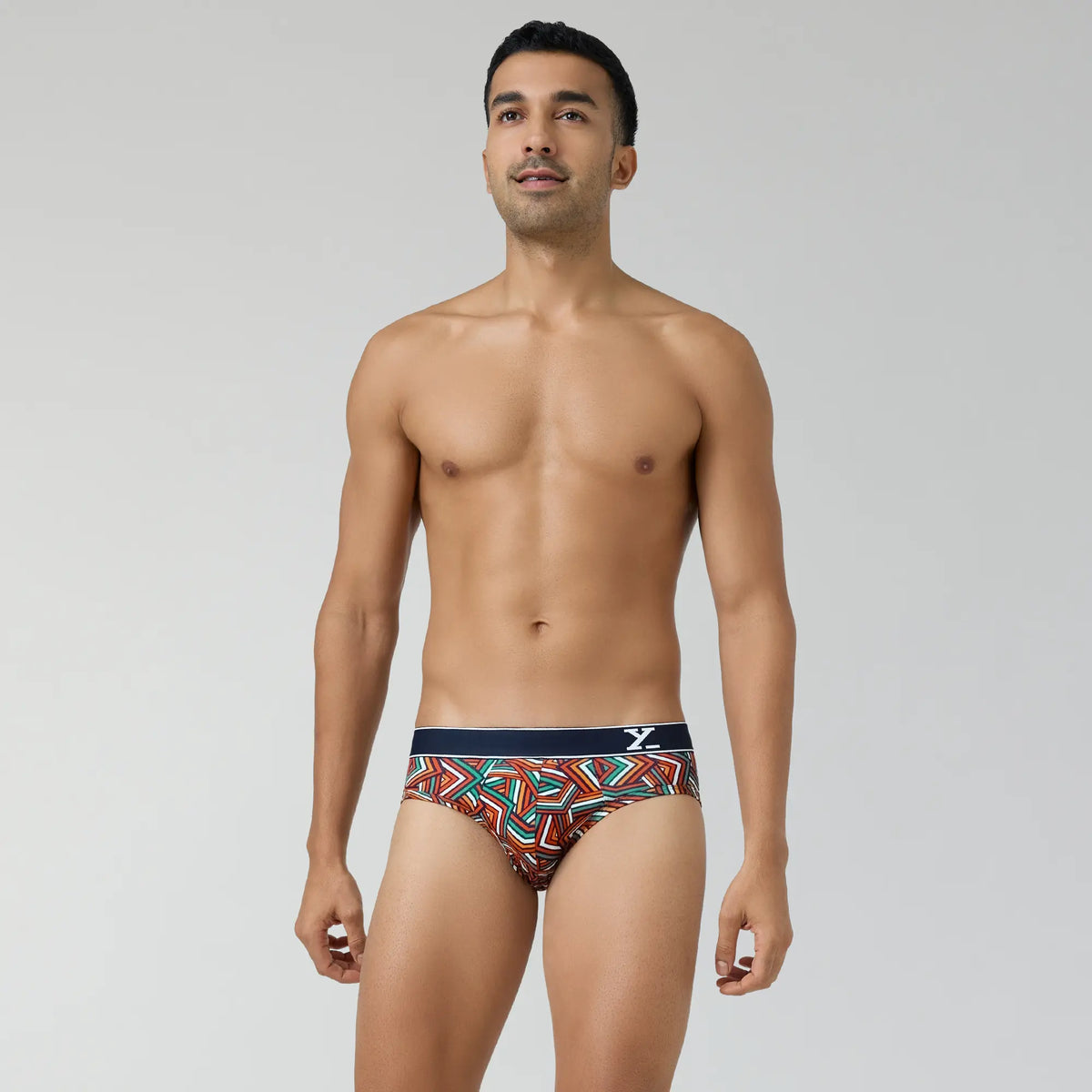 Parallax Cotton Briefs Yellow Stripes - XYXX Crew