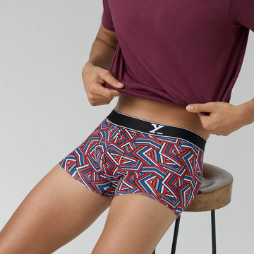Parallax Cotton Trunks Red Stripes - XYXX Crew