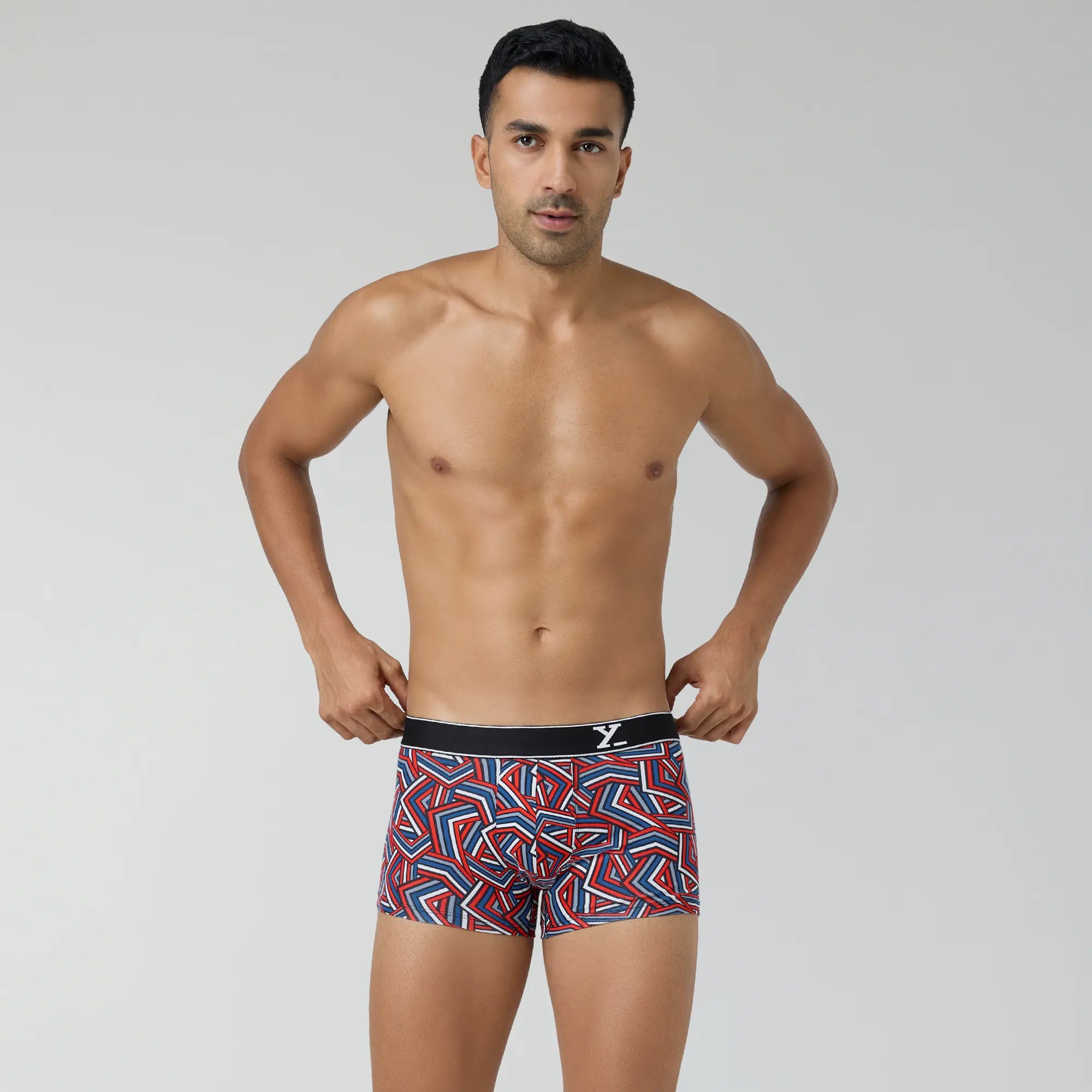 Parallax Cotton Trunks Red Stripes